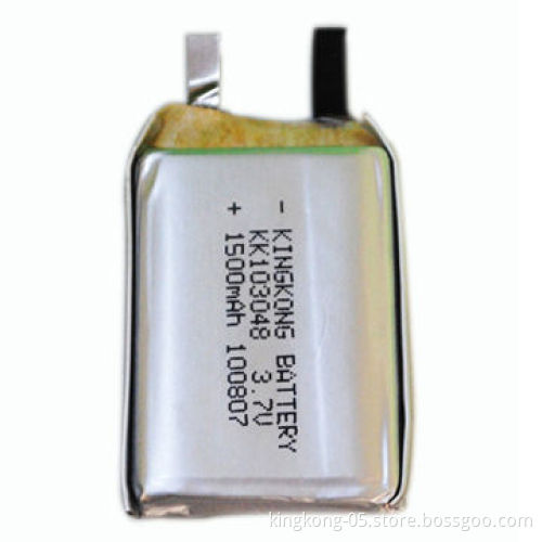 1,500mAh Rechargeable Polymer Battery, 3.7V OEM/PCM Welcomed